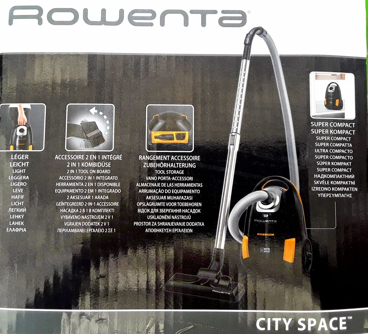 Aspirator ROWENTA CITY SPACE cu sac 2,5 L, Filtru HEPA - Nou - 295 Lei