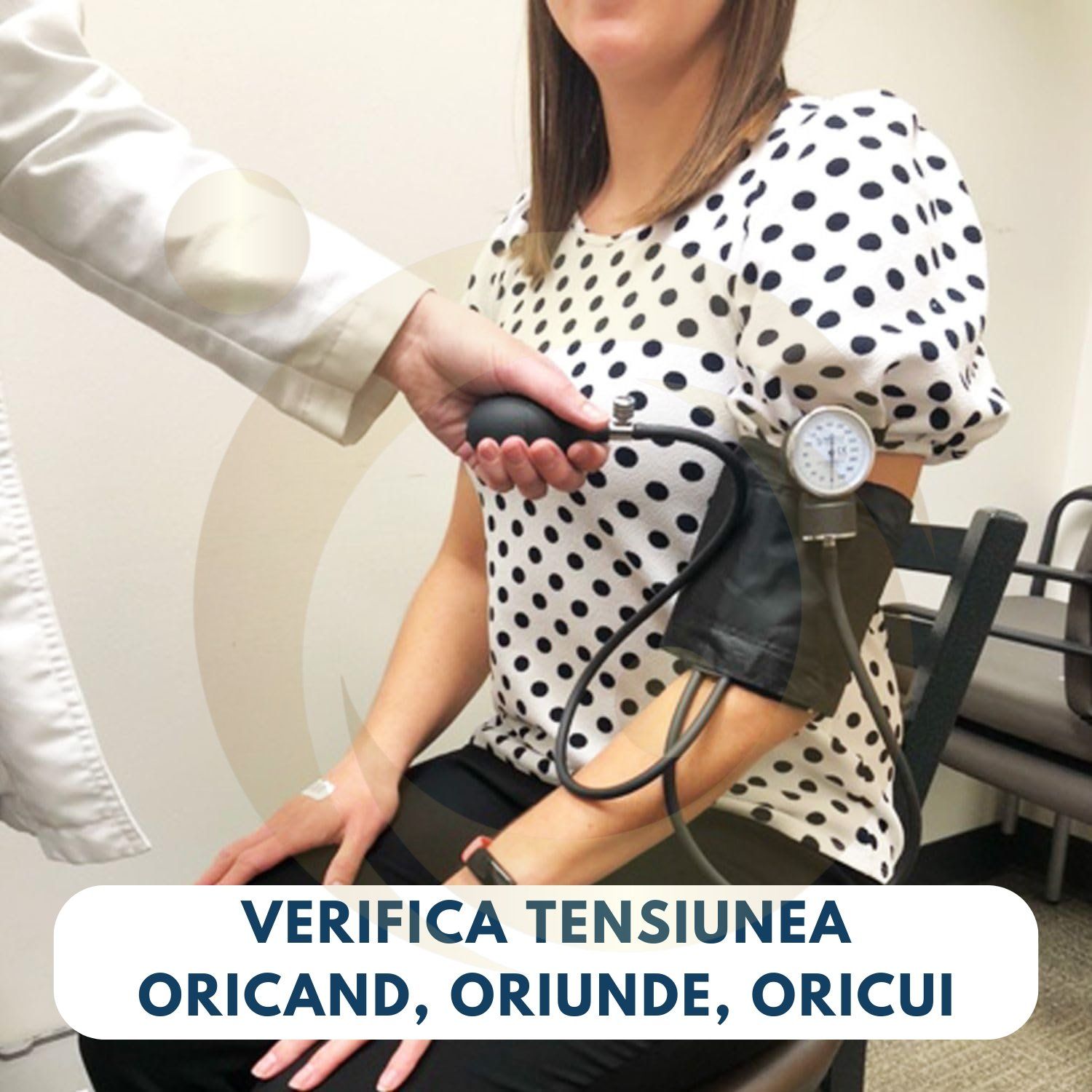 Tensiometru Manual Aneroid, cu Manseta de Brat, Profesional