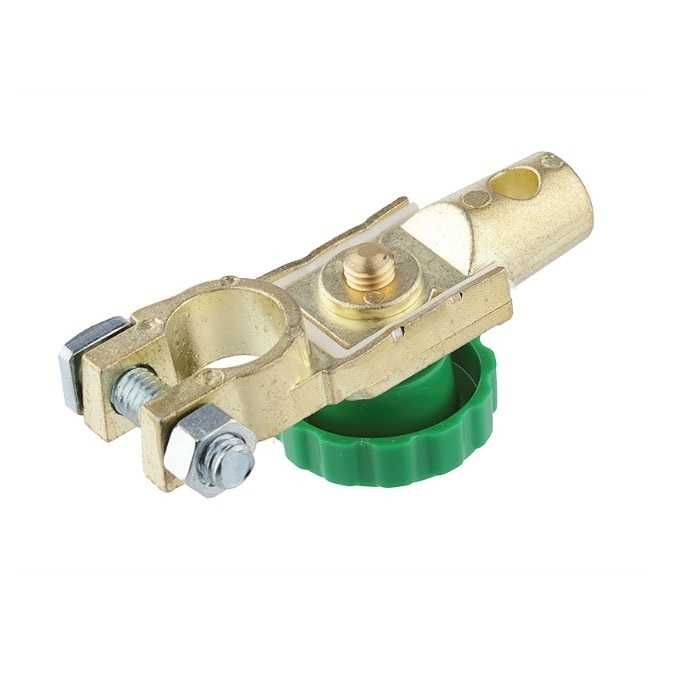 Клема за акумулатор, ключ маса, 12/24V, 175A, минус, до 500А