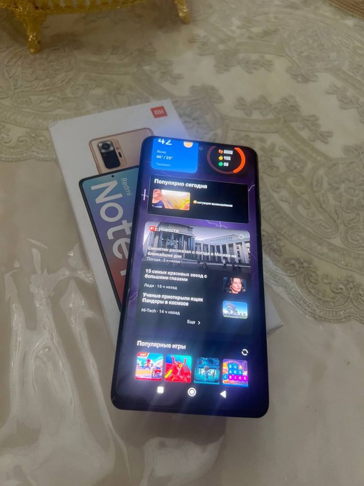REDMI NOTE 10 sotiladi holati zor hamma joyi radnoy almashmagan