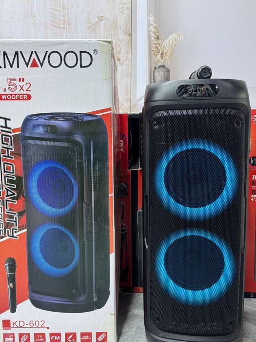 Колонки Караоке Муз Центр Большие Переносные Басы Bluetooth