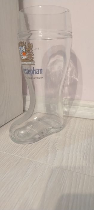 Cizma pahar Weihenstephan 1L