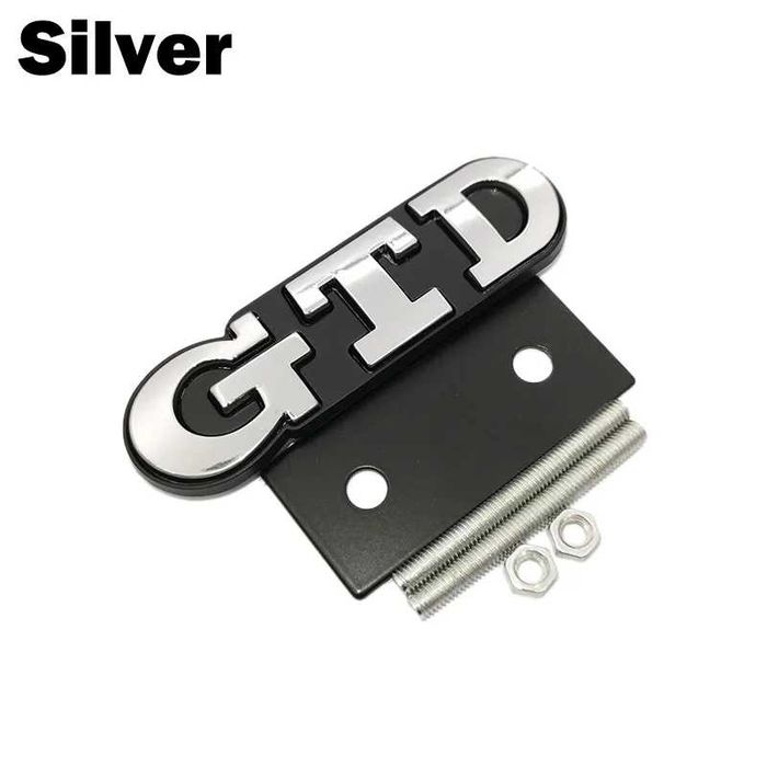 Надпис/Емблема GTD три цвята предна решетка