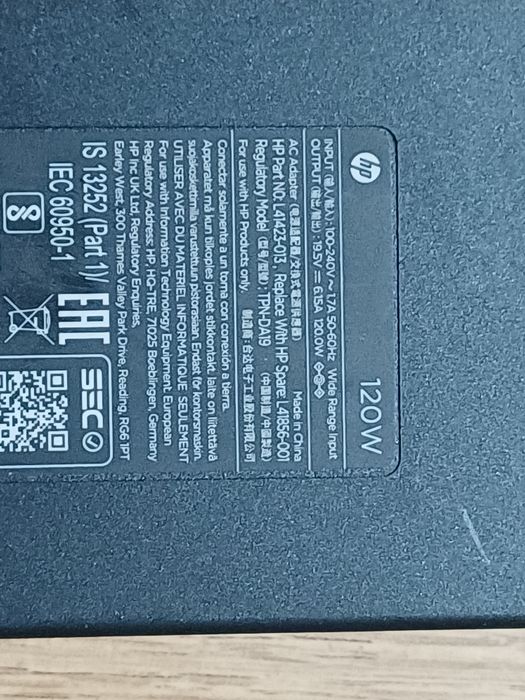 Incarcator alimentator 18,5v  6,15A  120w in stare buna
Este testat