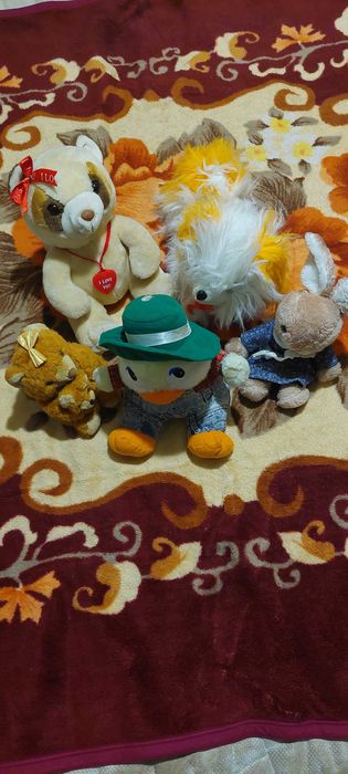 Set jucarii pluș second hand 5 bucăți
