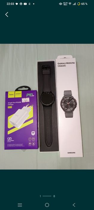Galaxy watch 6 classic + зарядка 

classic + зарядка