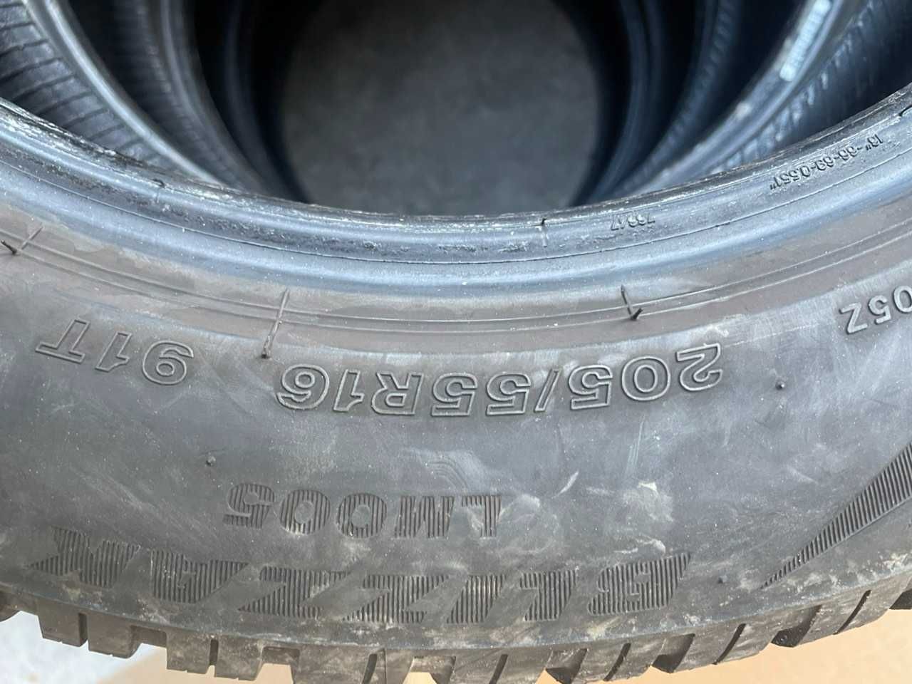4бр Bridgestone 205/55/16 dot0820 | 7mm