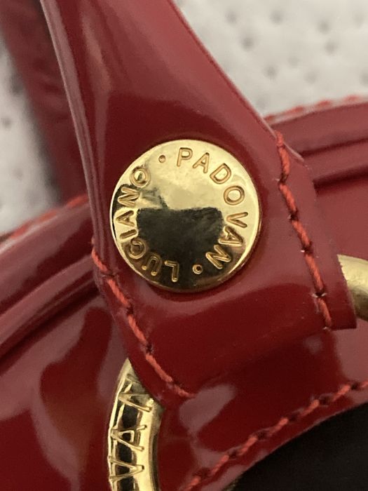 Луксозна маркова чанта , лак , сатен