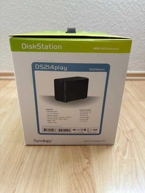 Synology DiskStation DS214play 2x3TB HDDs