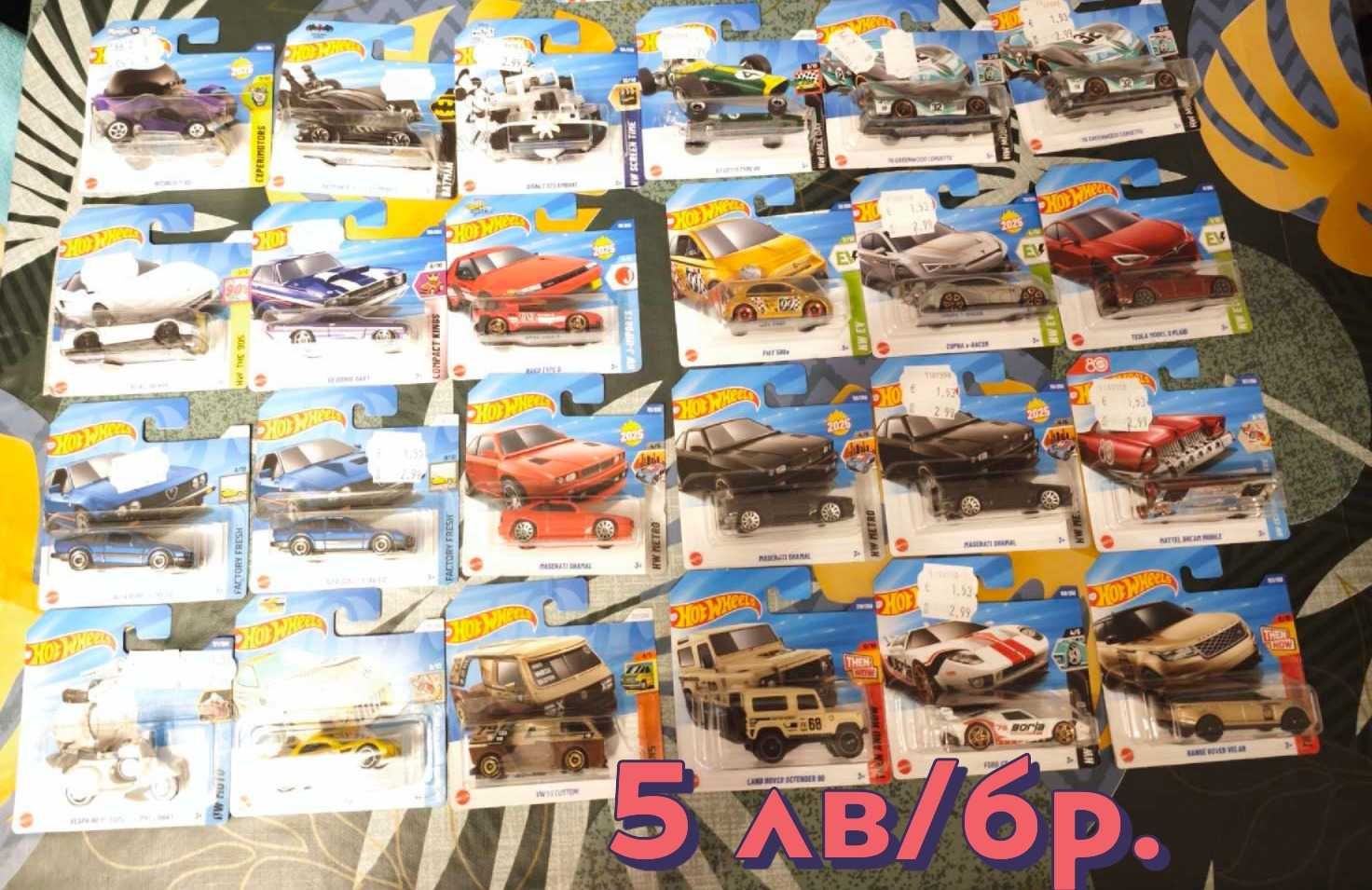 Hot Wheels Audi BMW Mazda Dodge Ford Porsche колички