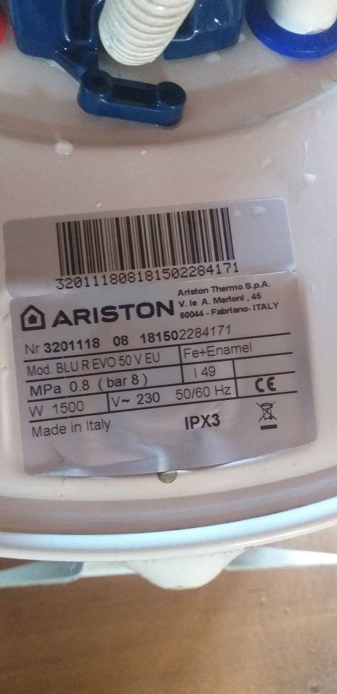 Boiler Ariston  made Italy