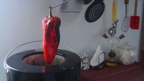 Чушкопек с капак ТРОЕН 1600W уред за печене на чушки чушка 2г ГАРАНЦИЯ