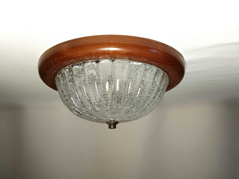 Plafoniera (1 din 2) Barovier i Toso, Murano, Art Deco, vintage