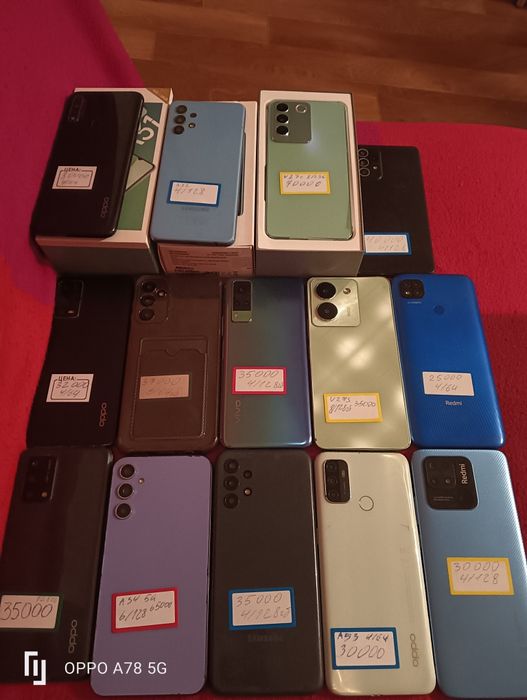 Смартфоны Samsung,xiaomi, oppo, vivo
