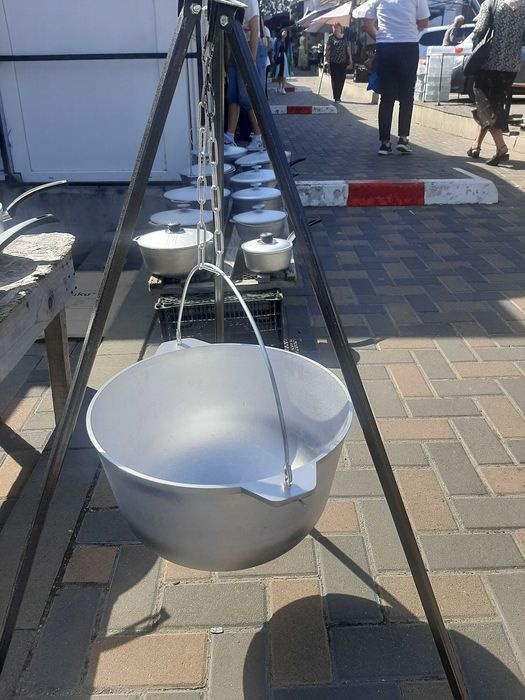 Vând ceaune noi de aluminiu cu capace de 8l 10l 16l
