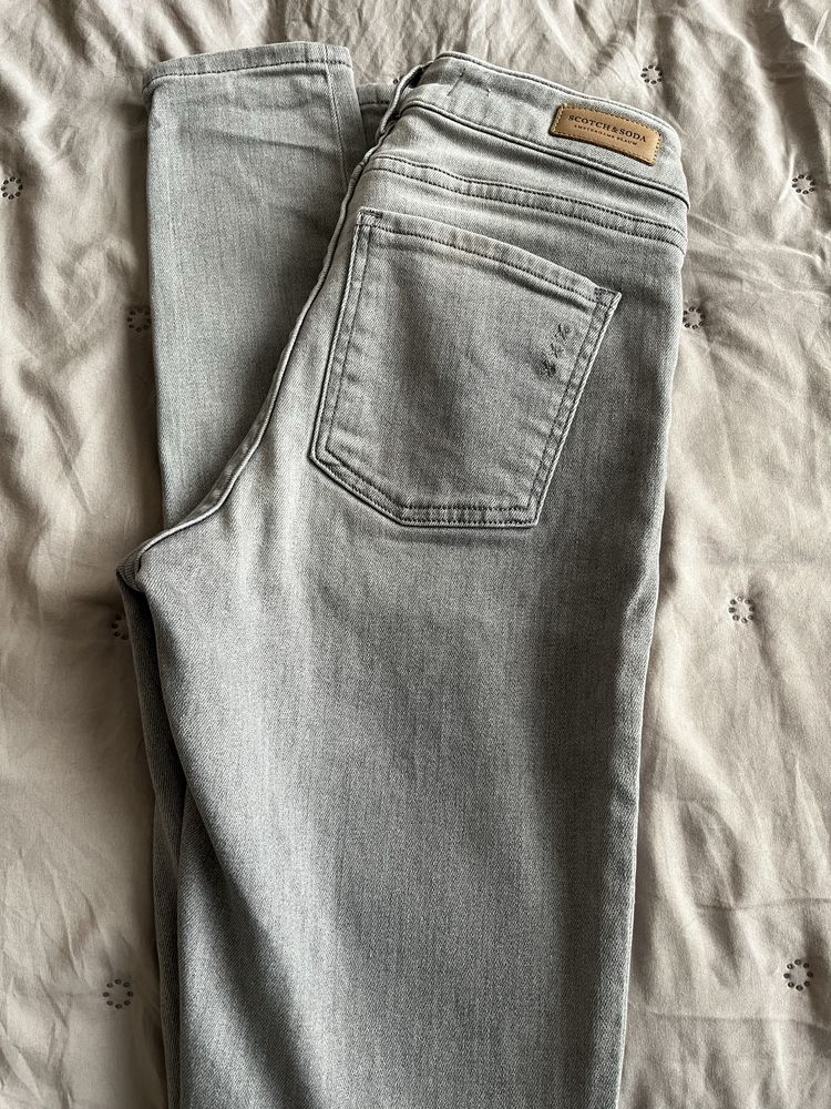 Дънки Scotch&Soda, 25 размер, сив