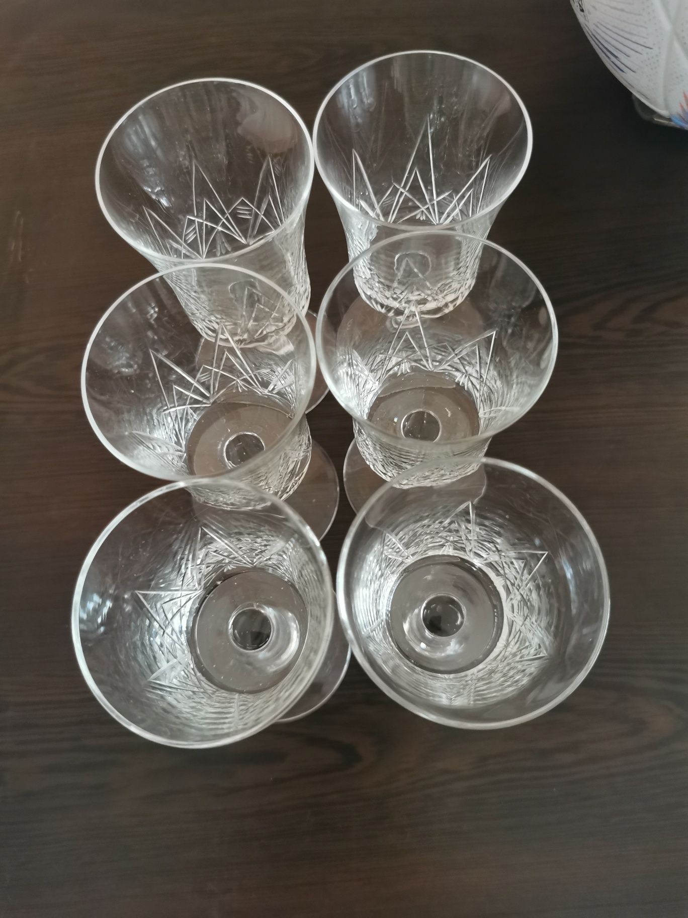 Кристални чаши 5 комплекта