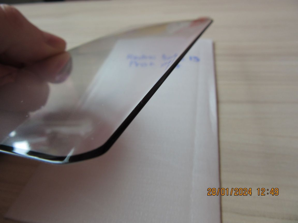 Xiaomi Redmi Note 13 Pro+ / 3D ЦЯЛО ЛЕПИЛО Извит стъклен протектор