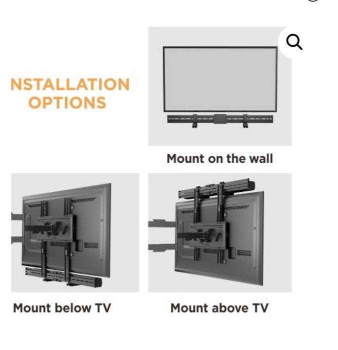 Универсална скоба за телевизор Soundbar  за Sonos Bose Samsung Vizio