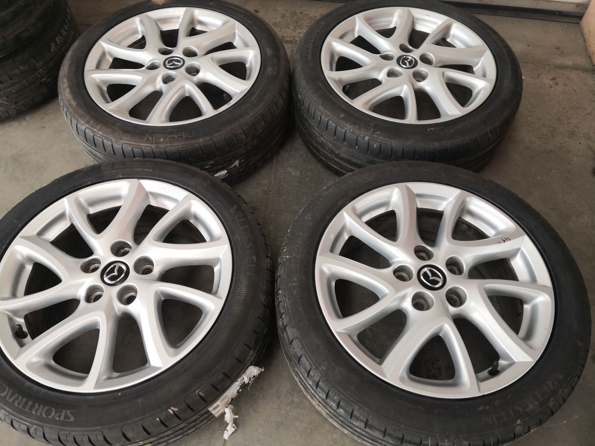 5х114.3 Мазда mazda 5x114.3 17 цола оригинални джанти с датчици