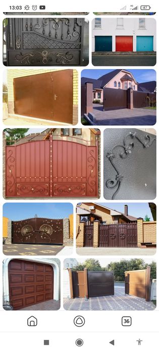 Покраска варот,забор. Дарвоза фасад Kraska ishlari darvoza