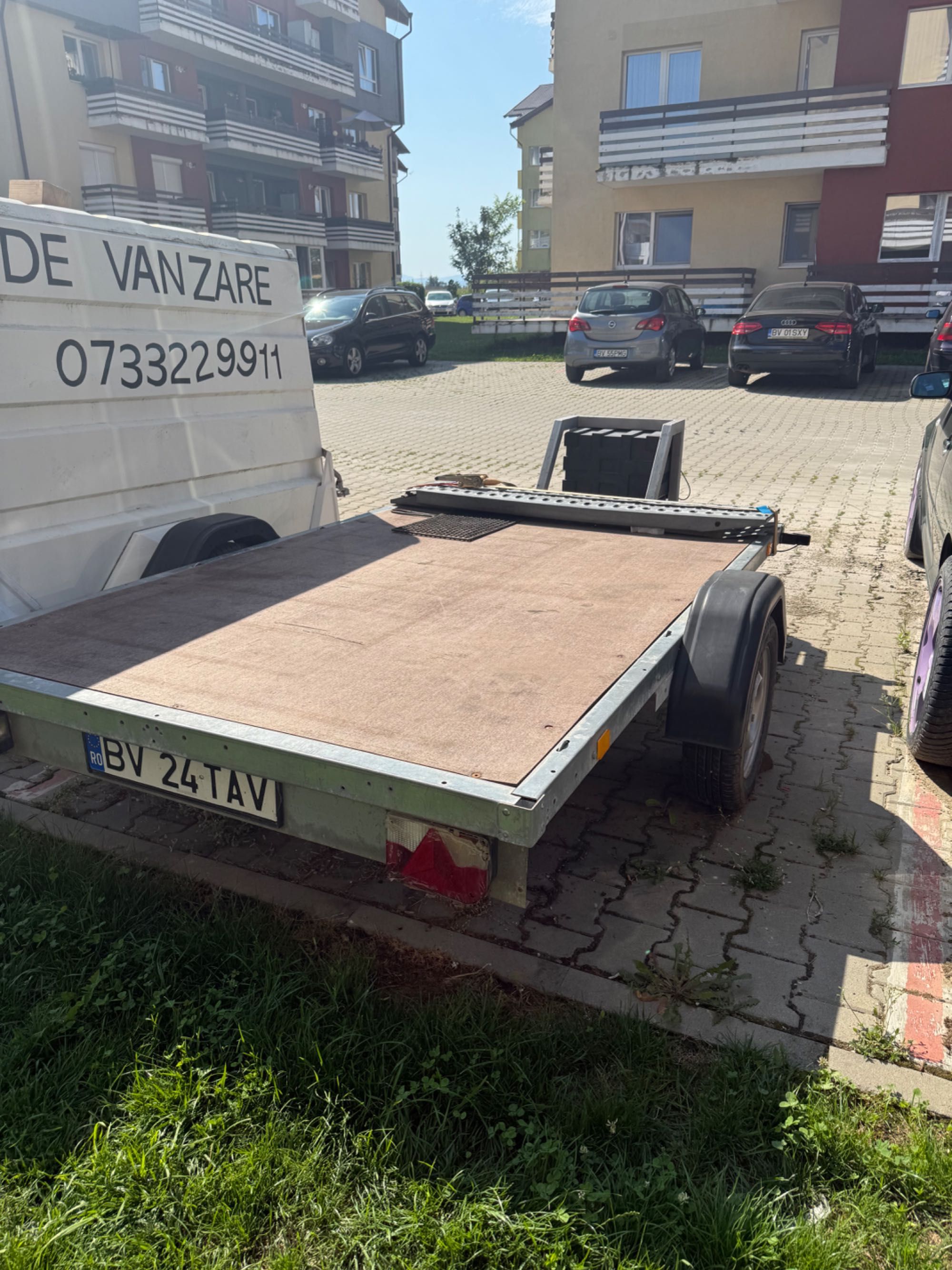 Remorcă 750 kg transport atv și moto