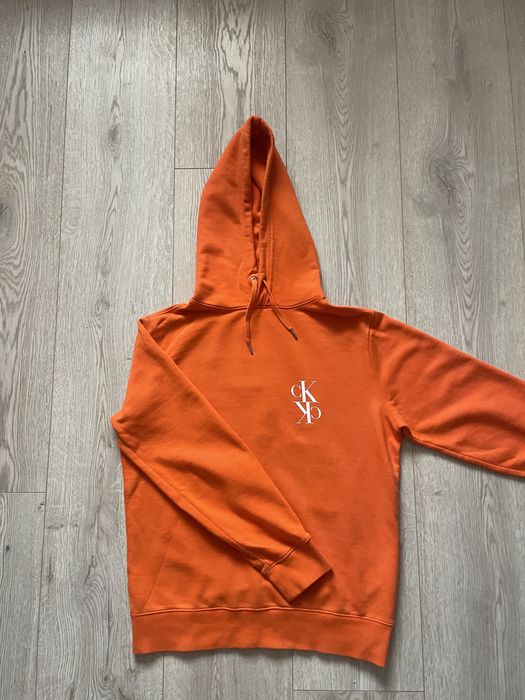 Оранжево Calvin Klein худи