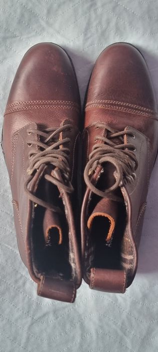 Bocanci barbati din piele naturala, noi