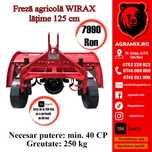 Freza  latime lucru 125 freza agricola Wirax poloneza Agramix