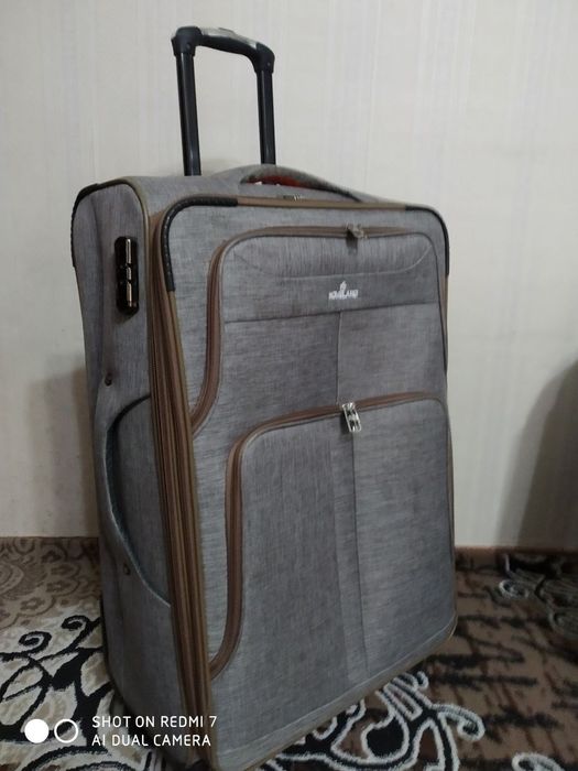 Чемоданы большие матерчатые