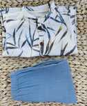 Costum Bebe Muselina Bleu Minibubbles, 12-18 luni