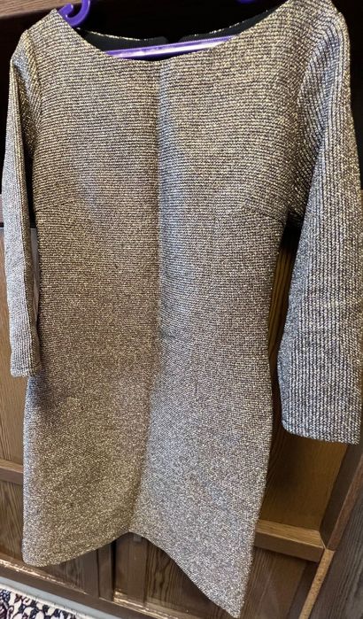 Платье женское золотистое