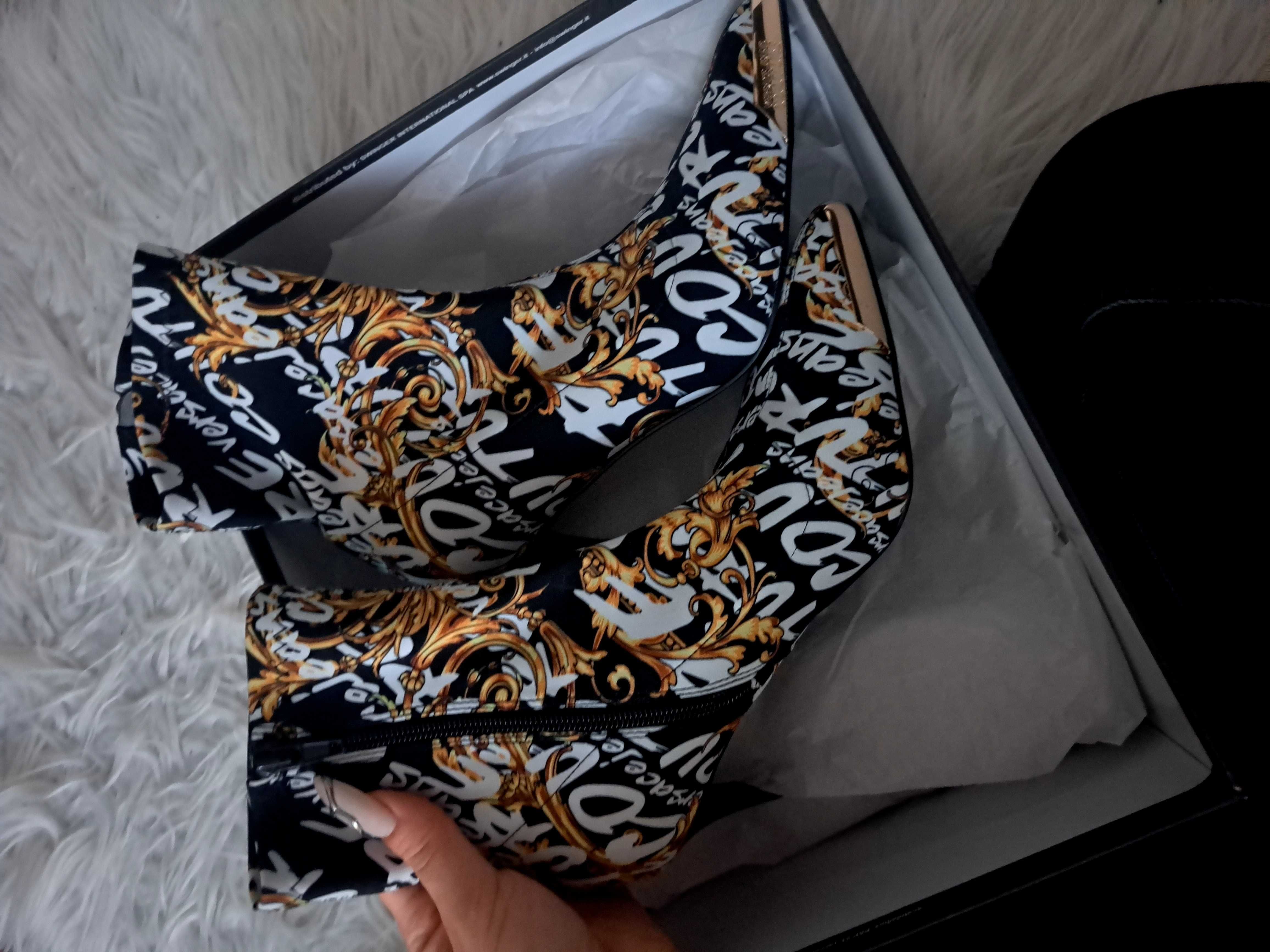 Боти на ток Versace jeans couture