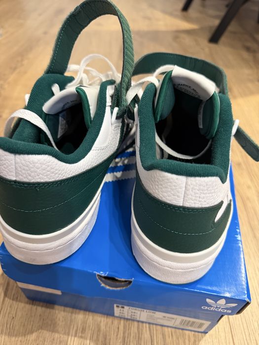 Adidas Forum Low Alb/Verde 45 1/3
