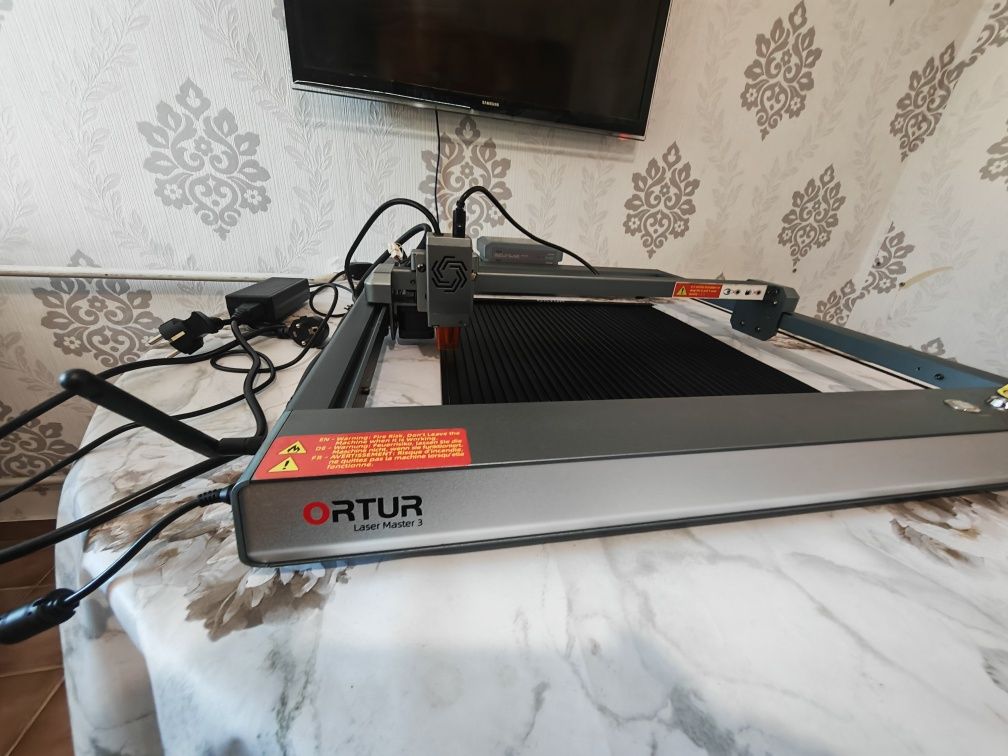 Ortur Laser Master 3+Компресор+Платформа+Шперплат+LightBurn