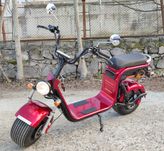 Електрически скутер EcoWay Чопър HR8-1 12A/h батерия бордо цвят