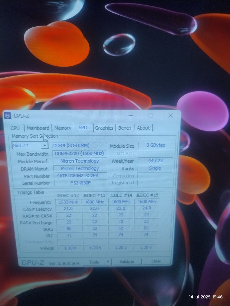 24 GB RAM laptop DDR 4 3200Mhz