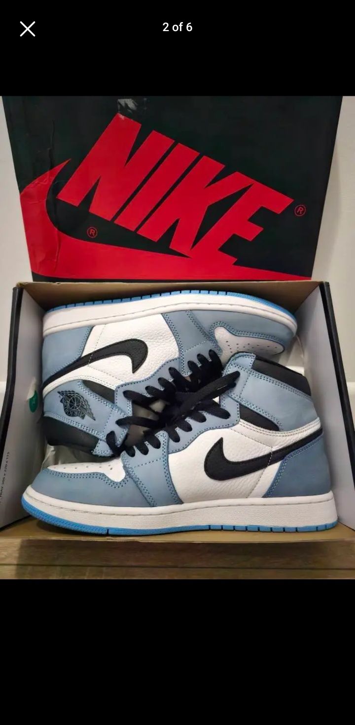 Jordan 1 High Univeristy Blue 42.5