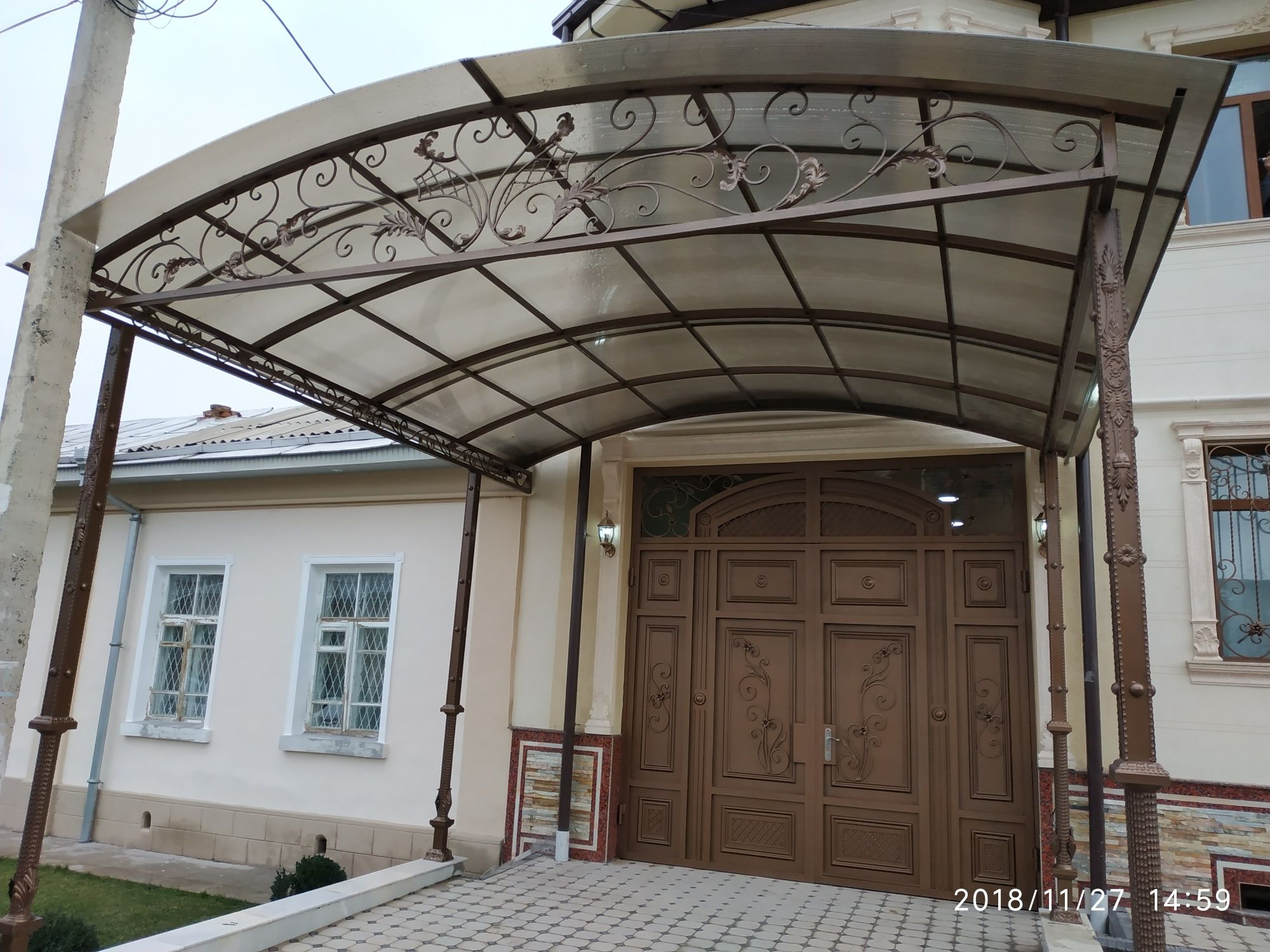 Навес, Решотка, Перила, Ограждения, Лексан. Металлоконструкция