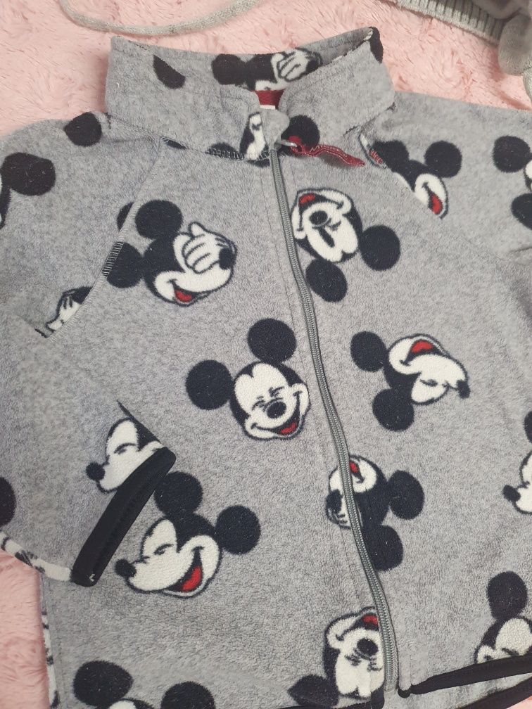 Geaca Mickey, bluza, caciula Mickey, 80-86