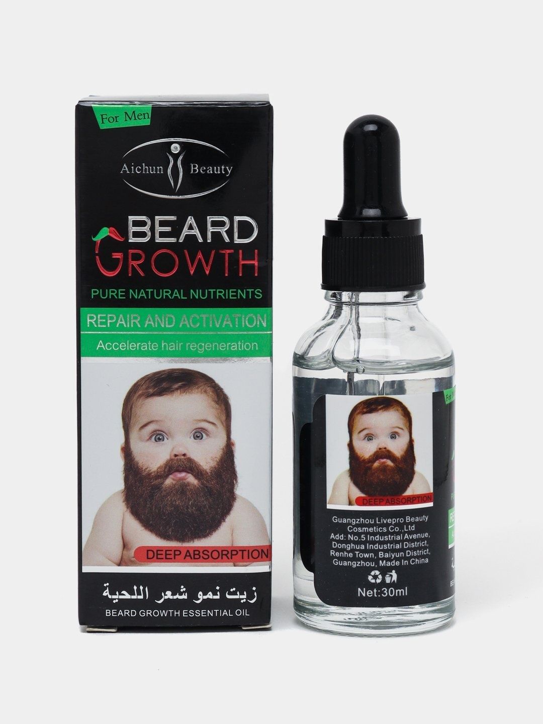 Beard oil - soqol o'stirish uchun beard oil - Dostavka bepul