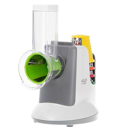 Feliator electric legume Adler, AD4815, 150 W, 5 accesorii, alb