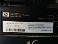 Vand Monitor HP LP2475W