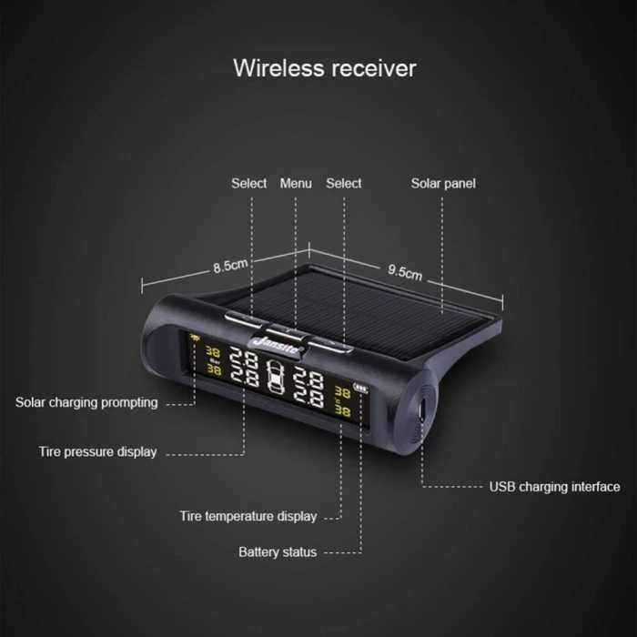 KIT SENZORI sistem monitorizare PRESIUNE ROTI pneuri auto universali