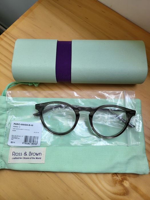 Rame ochelari vedere originali Ross & Brown Paris / C Grey Charcoal