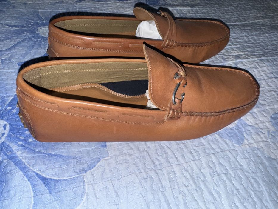 Мужские кожанные мокасины фирмы Альдо оригинал привозные