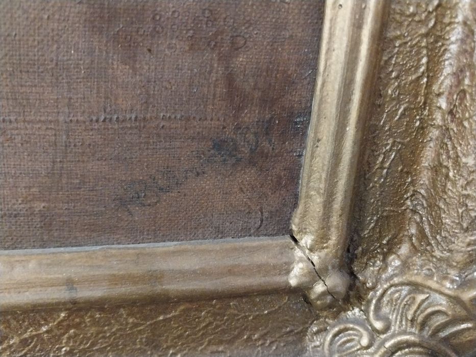 Car cu țărani traversând un parau.