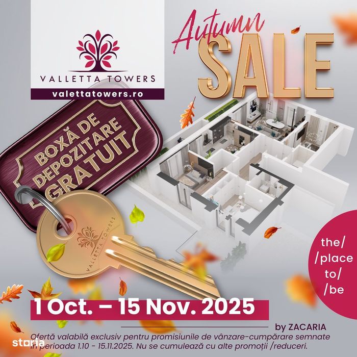 Apartament 2 camere/parter/gradina/73mp utili/Valletta Towers/Craiova