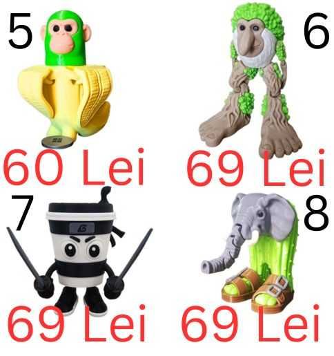 Figurine Italian BrainRot jucării articulate Capucina Thung Tralalero