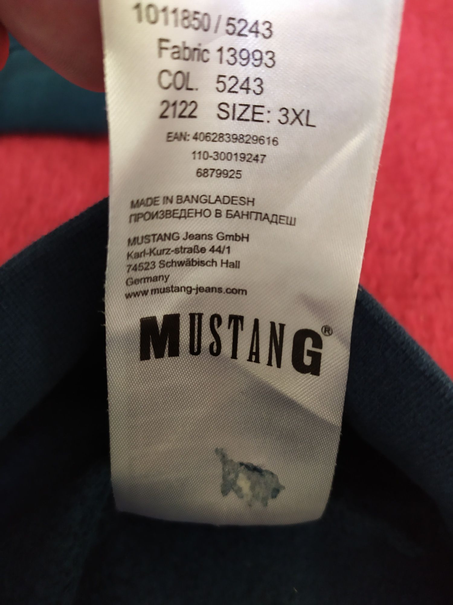 Мъжка блуза Mustang 3XL, Нова!